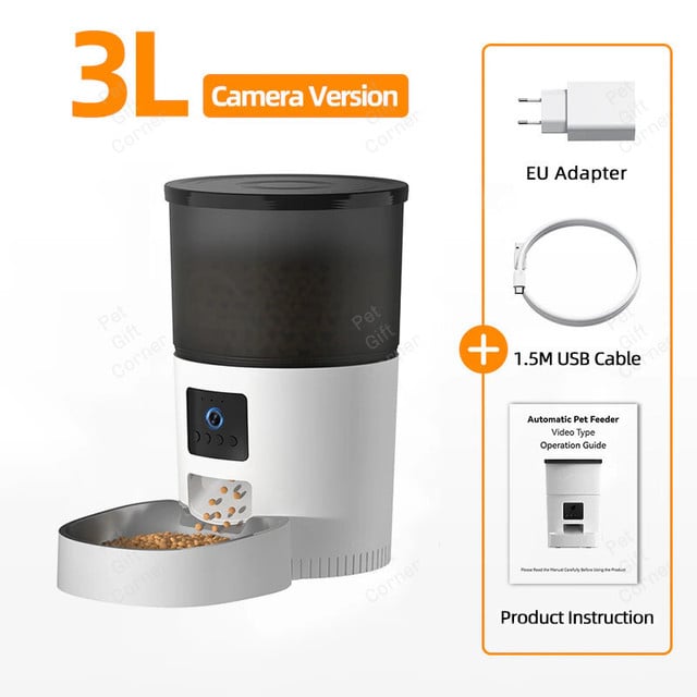 Automatic Feeder with Video Cat Food Camera