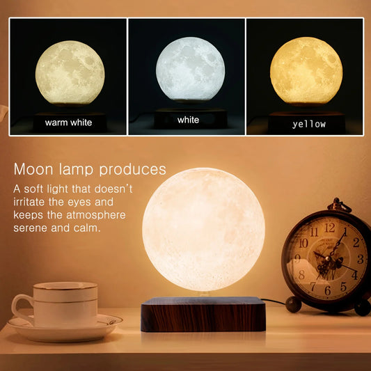 Magnetic Rotating Moon Lamp