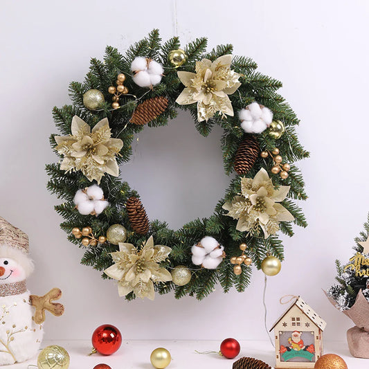 Welcome Christmas Door Wreaths