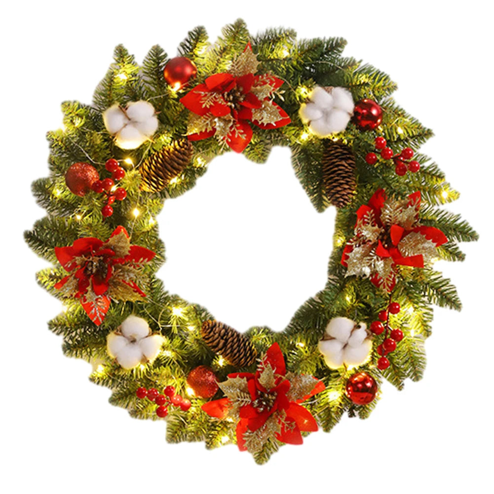 Welcome Christmas Door Wreaths