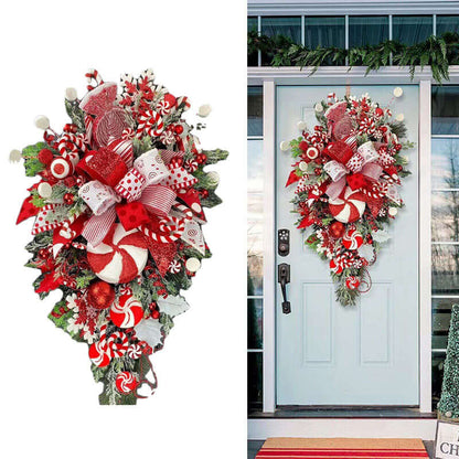 Christmas Candy Wreath Garland