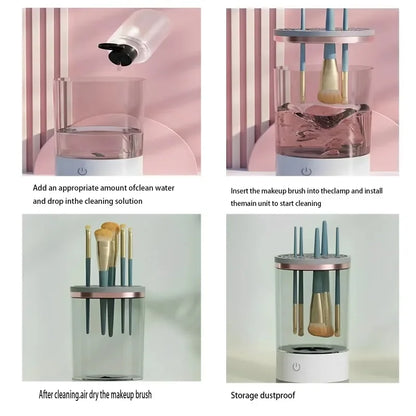 BlushBristle™ Electric Makeup Brush Cleaner