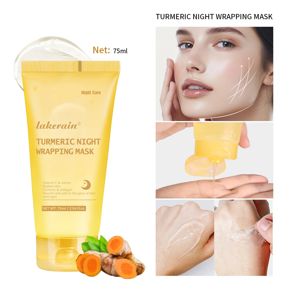 Kojic Acid Turmeric Overnight Wrapping Peel Off Mask