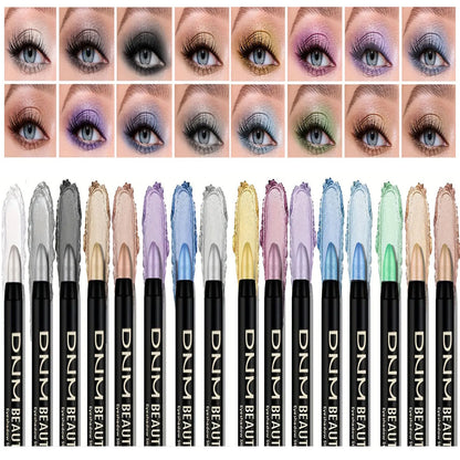 16-Shade Pearlescent Eyeliner Set