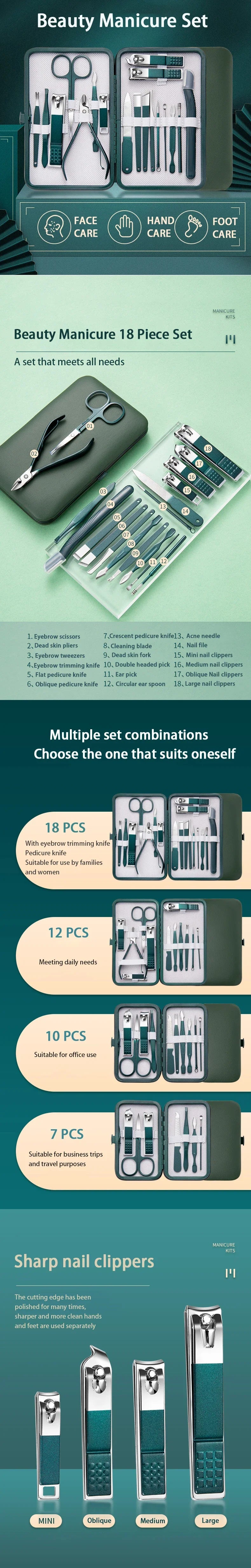 Ultimate Precision Nail Care Kit for Salon-Level Finish