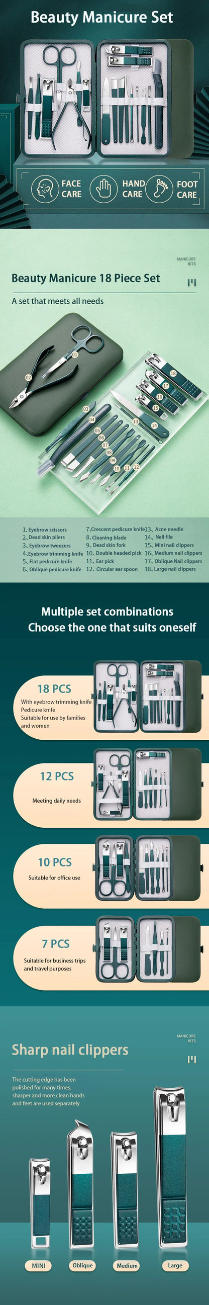 Ultimate Precision Nail Care Kit for Salon-Level Finish