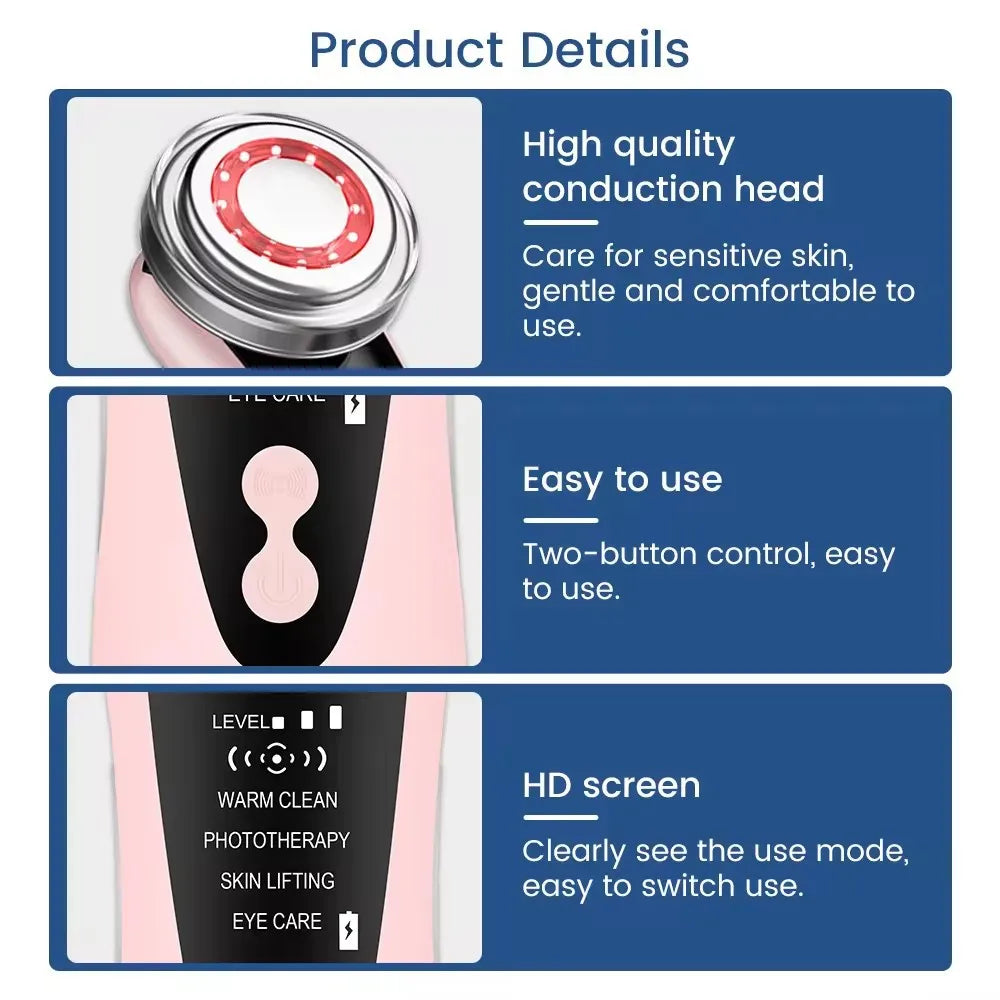 4-in-1 RF EMS Facial Massager