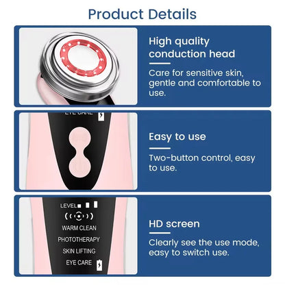 4-in-1 RF EMS Facial Massager