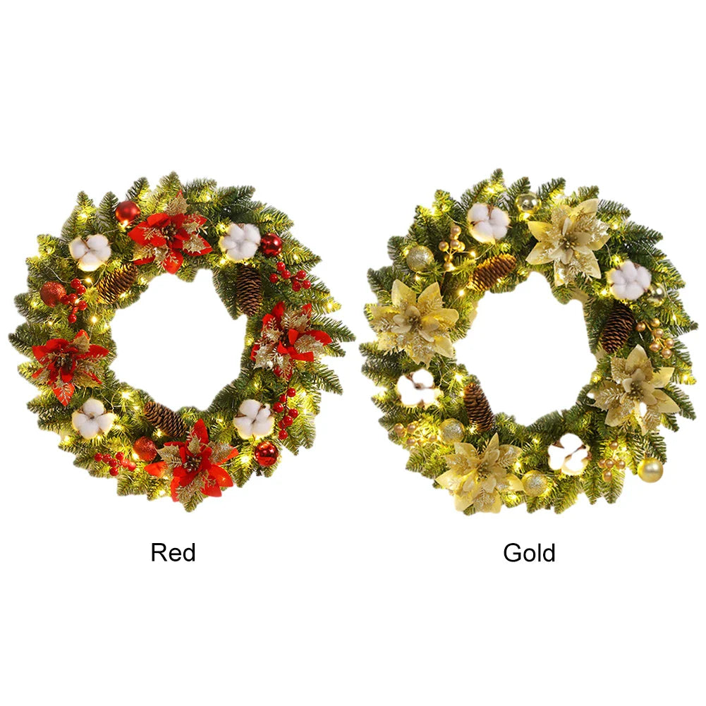 Welcome Christmas Door Wreaths