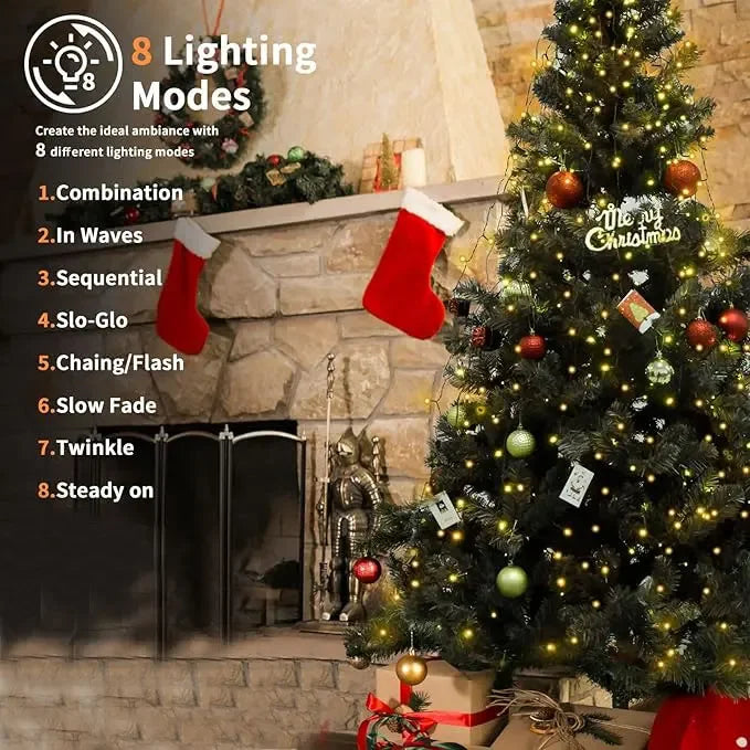 TwinkleFall™ Waterproof LED Holiday Light Ring