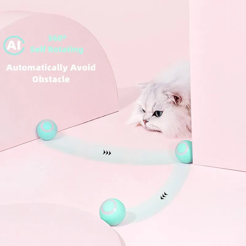 Automatic Interactive Rolling Cat Toy Ball