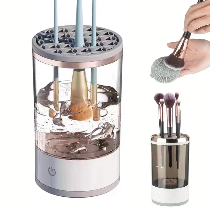 BlushBristle™ Electric Makeup Brush Cleaner