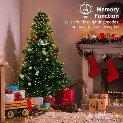 TwinkleFall™ Waterproof LED Holiday Light Ring