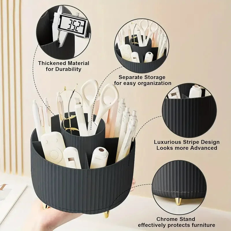Makeup Brush Holder & Desk Organizer