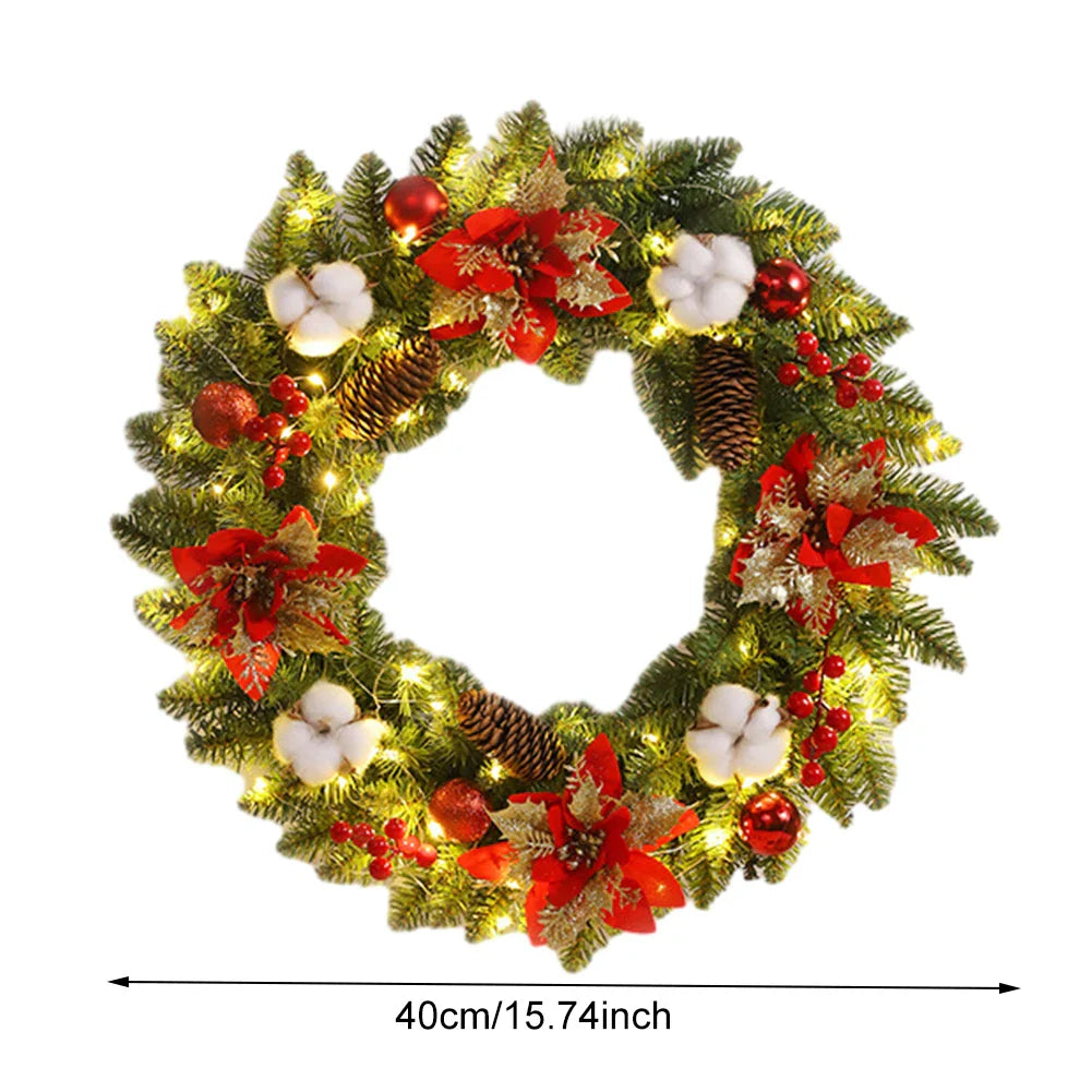 Welcome Christmas Door Wreaths