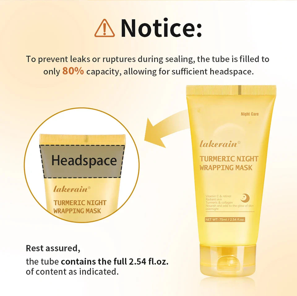 Kojic Acid Turmeric Overnight Wrapping Peel Off Mask