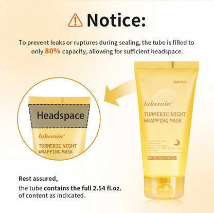 Kojic Acid Turmeric Overnight Wrapping Peel Off Mask