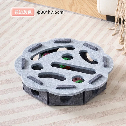 Interactive Felt Maze Toy for Your Cats