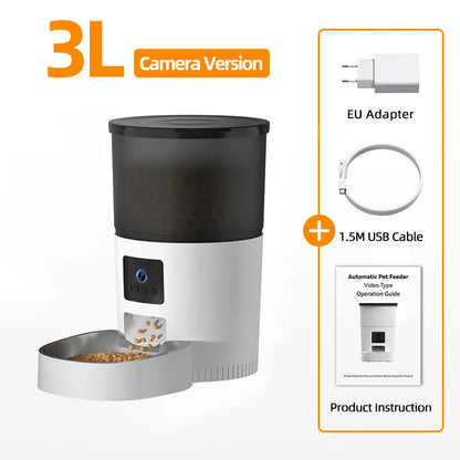 Automatic Feeder with Video Cat Food Camera