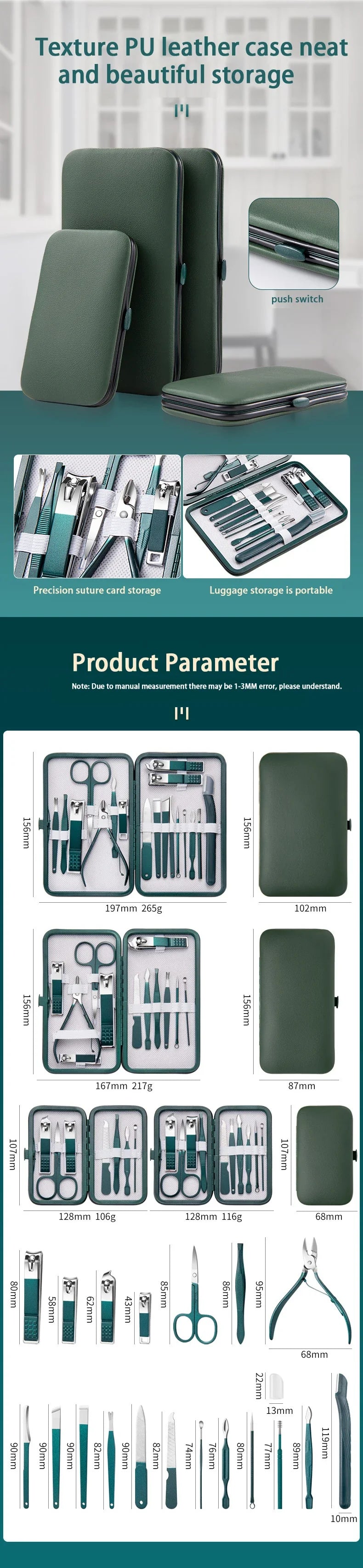 Ultimate Precision Nail Care Kit for Salon-Level Finish