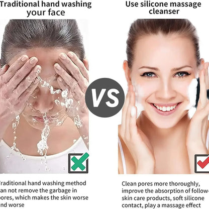 Silicone Manual Facial Cleansing Brush