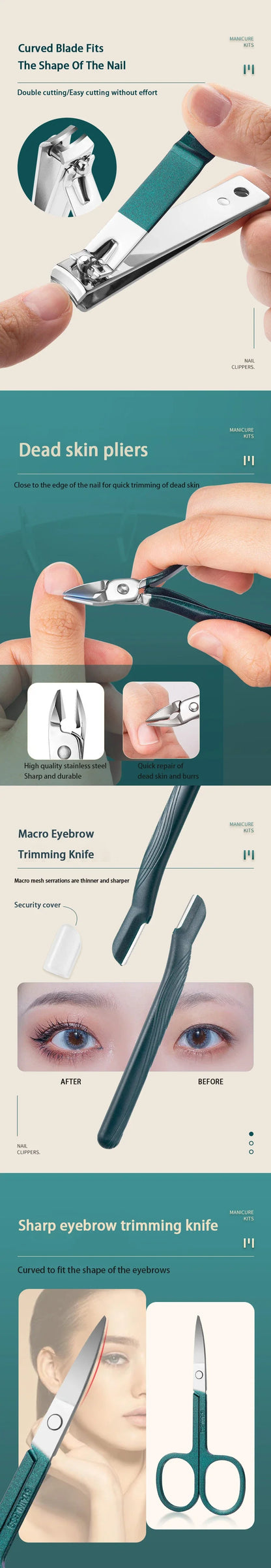 Ultimate Precision Nail Care Kit for Salon-Level Finish