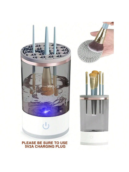 BlushBristle™ Electric Makeup Brush Cleaner