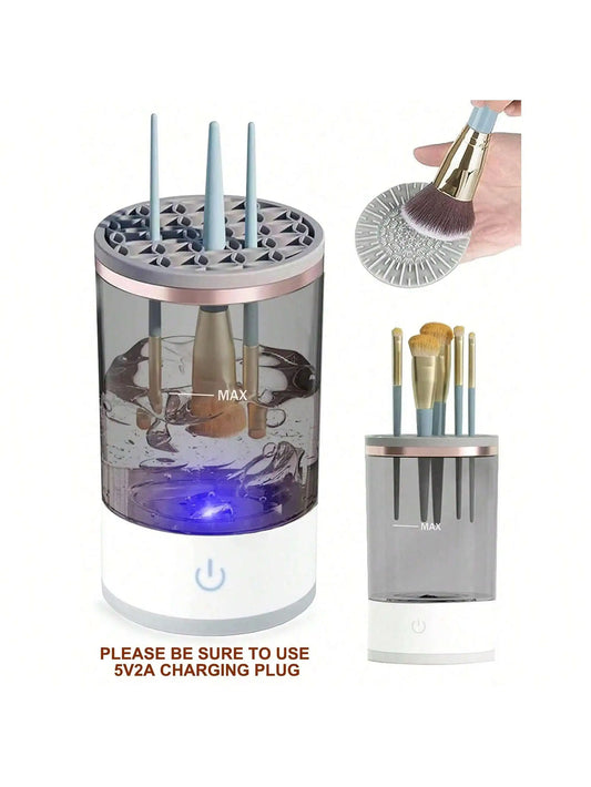 BlushBristle™ Electric Makeup Brush Cleaner
