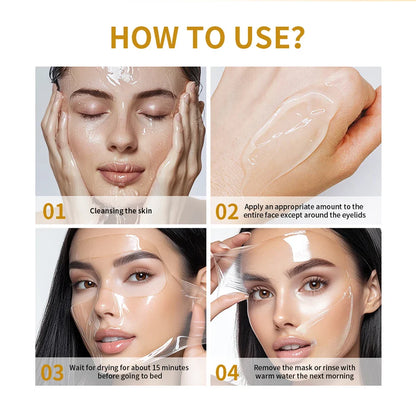 Kojic Acid Turmeric Overnight Wrapping Peel Off Mask