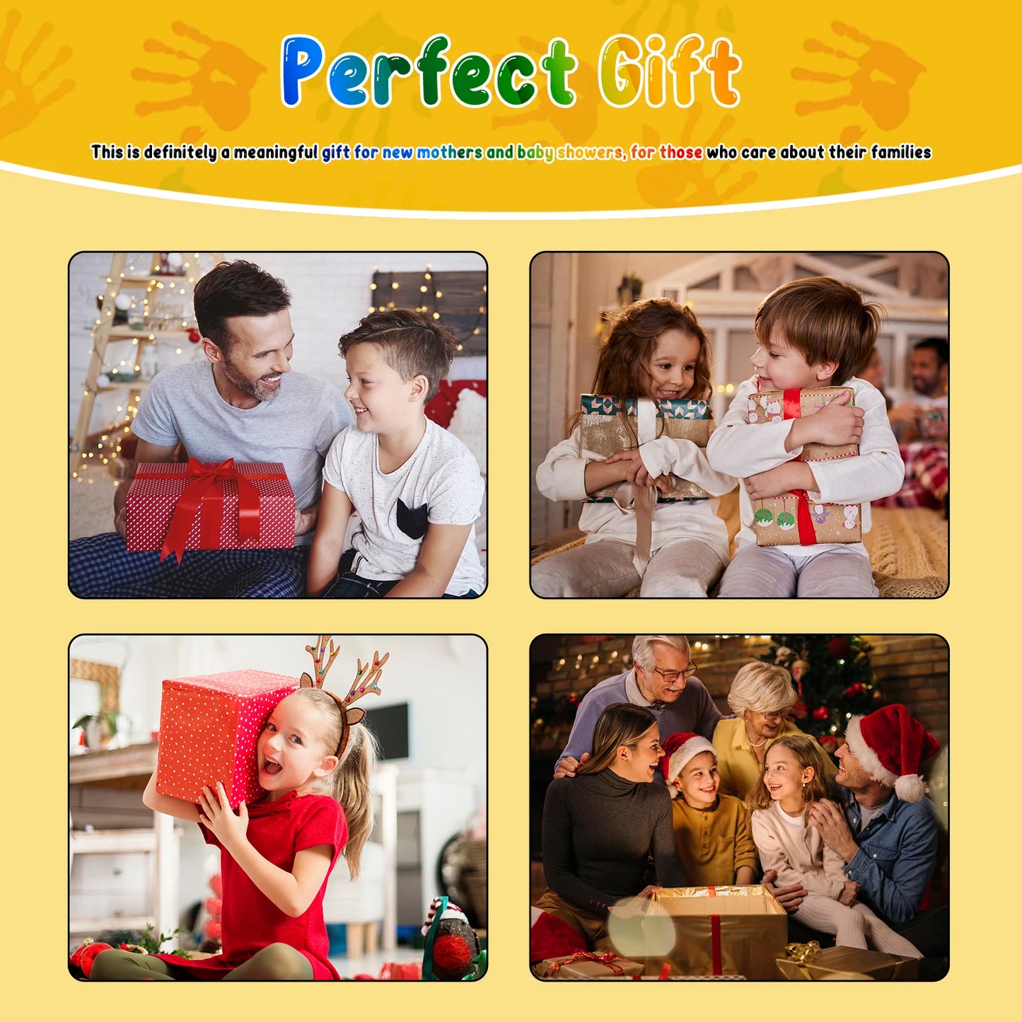 Happy Family Memory Handprint Gift