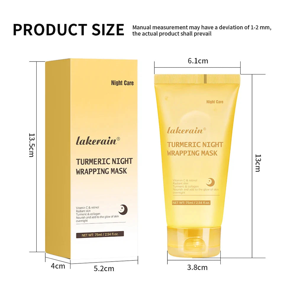 Kojic Acid Turmeric Overnight Wrapping Peel Off Mask