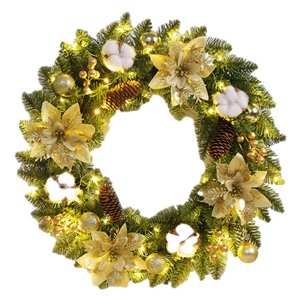 Welcome Christmas Door Wreaths