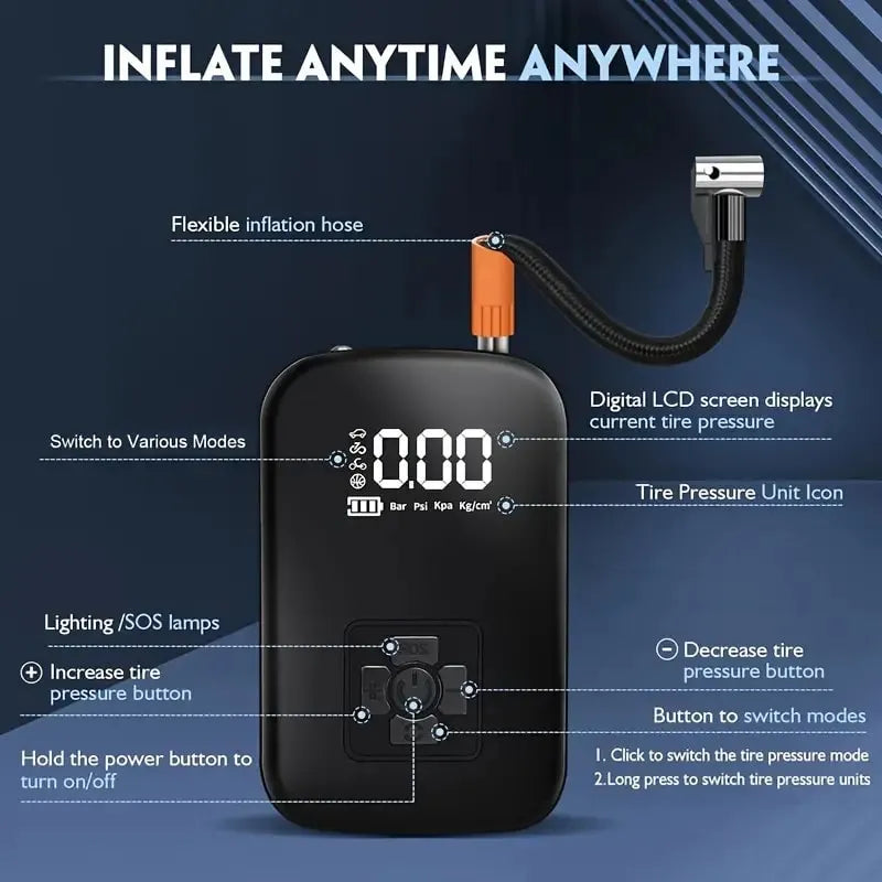 Wireless Electric Tire Inflator
