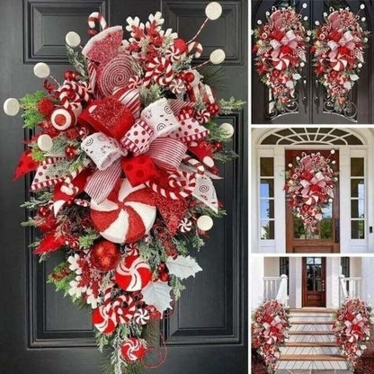 Christmas Candy Wreath Garland