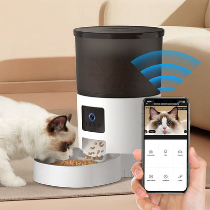 Automatic Feeder with Video Cat Food Camera