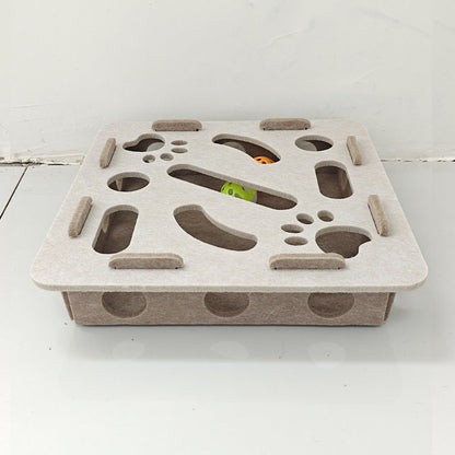 Interactive Felt Maze Toy for Your Cats