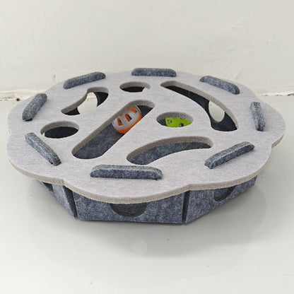 Interactive Felt Maze Toy for Your Cats