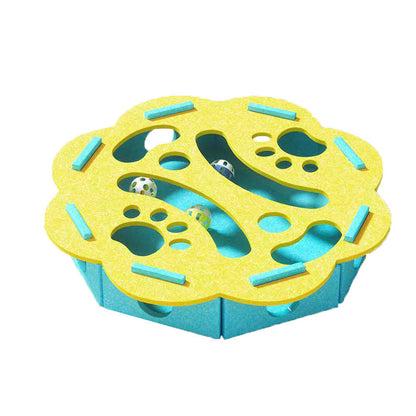 Interactive Felt Maze Toy for Your Cats
